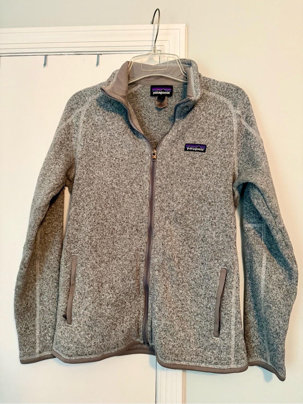 Patagonia jacket. Size medium. Heather gray.
